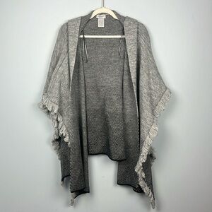 Cocogio made in Italy wool & alpaca blend one size sweater poncho